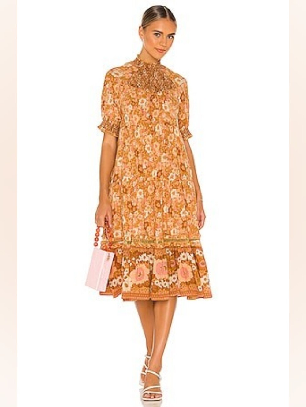Spell & The Gypsy Anne Midi Gown - Peach